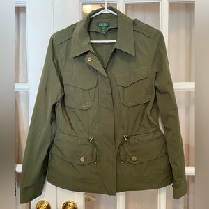 Ralph Lauren army green utility jacket